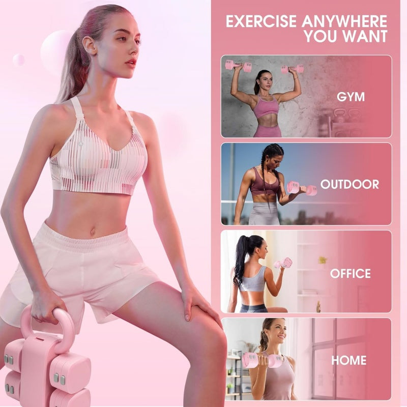 Multifunctional Dumbbells 2in 1 Home Dumbbell Kettlebells Adjustable Weight